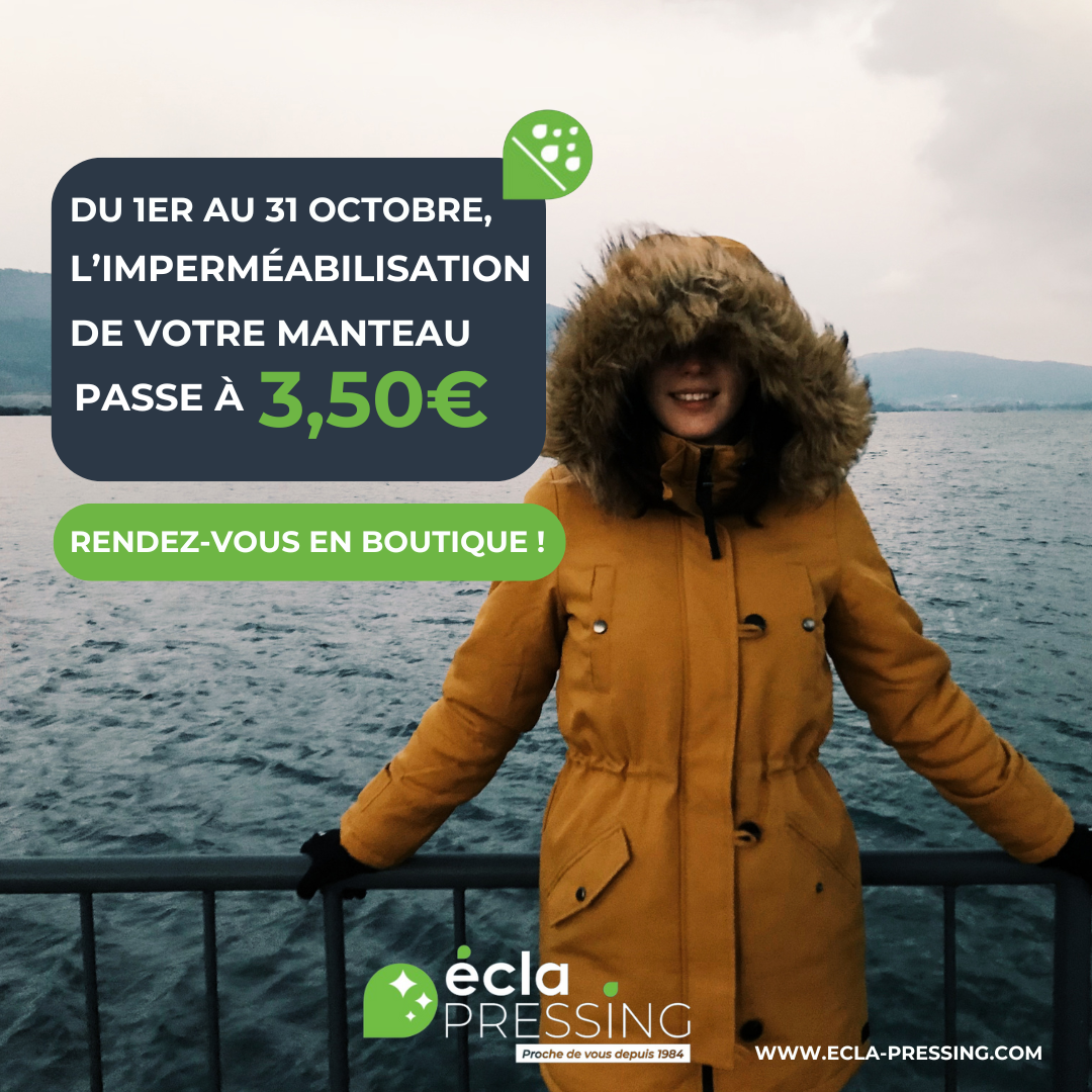 Promotion sur l'imperméabilisation au mois d'octobre